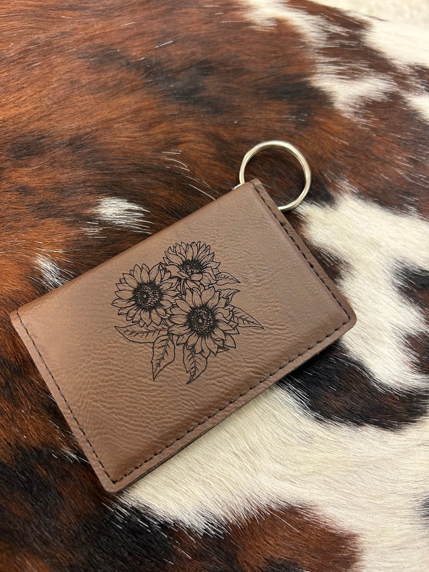Engraved Keyring Wallet