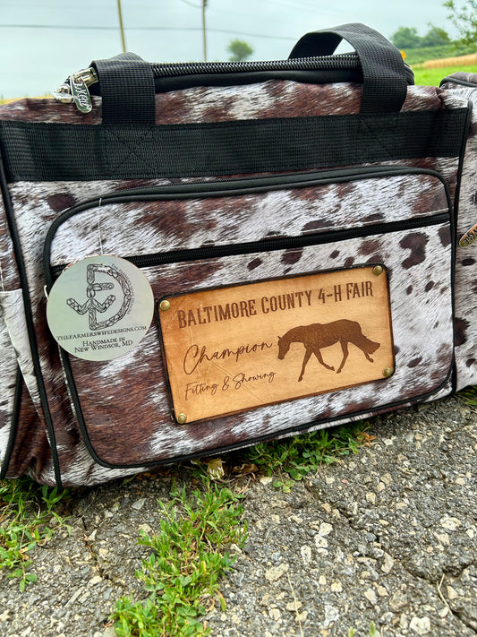 Canvas Printed Duffle Bag