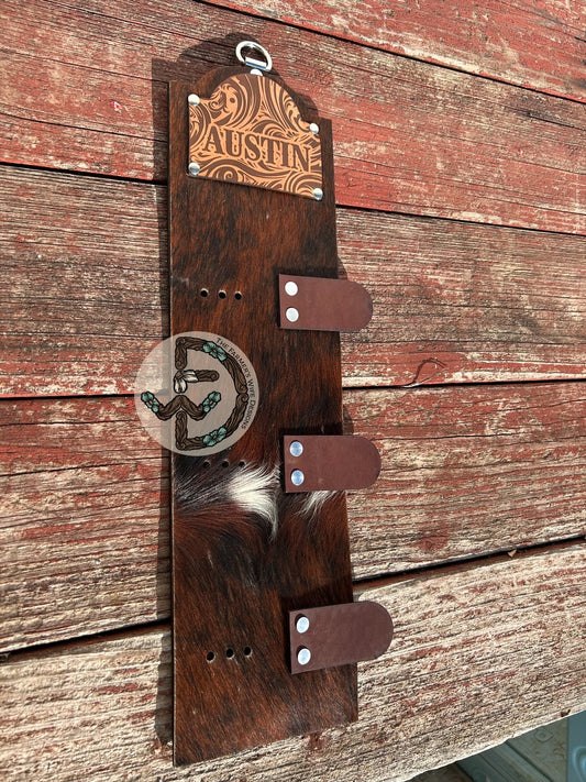 Cowhide Hanging Buckle Display- Ready to Ship