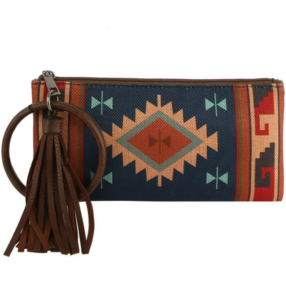 Aztec Clutch Wristlet Women Wallet Evening Bag