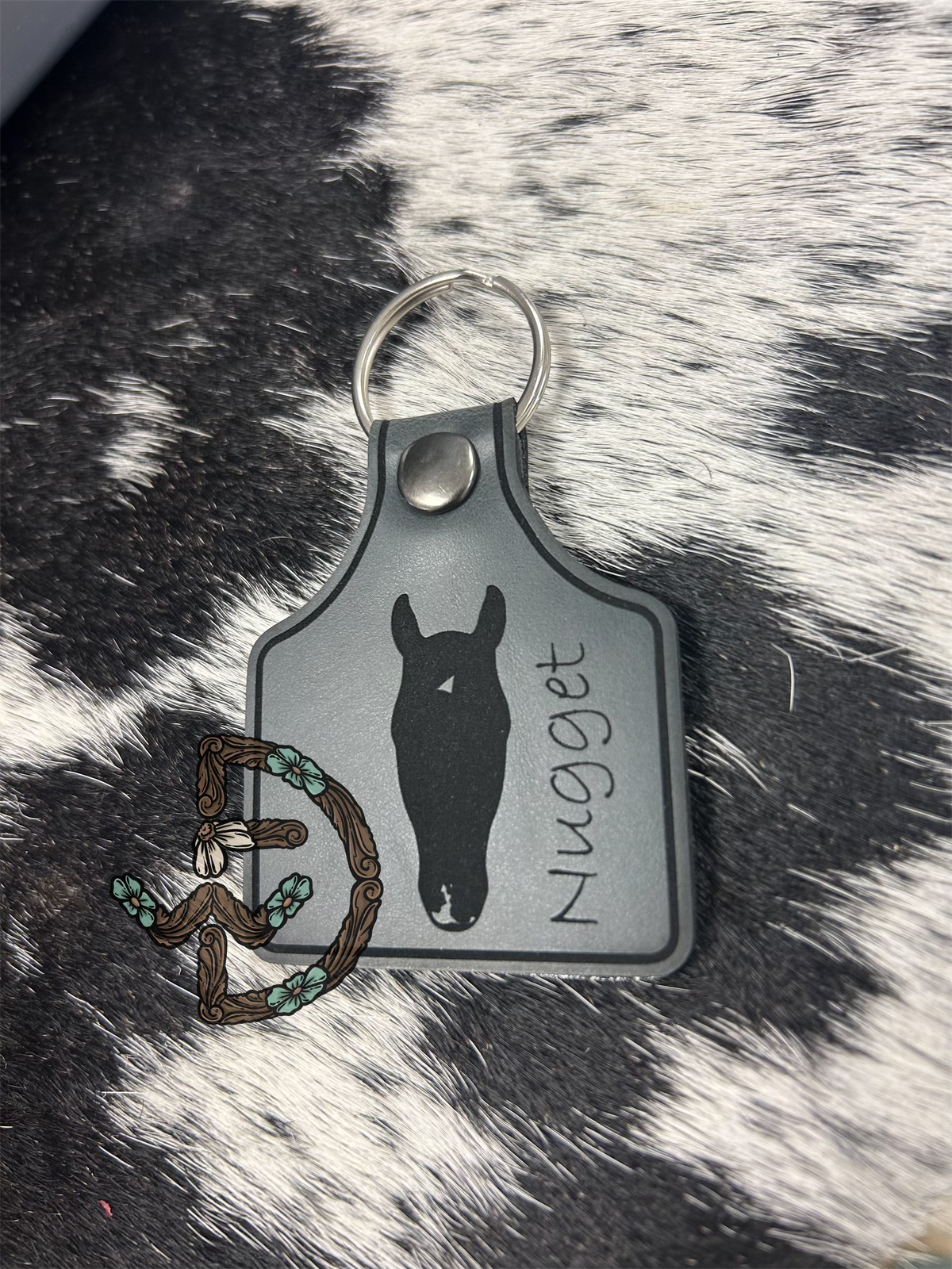 Hand Drawn Marking Keychain