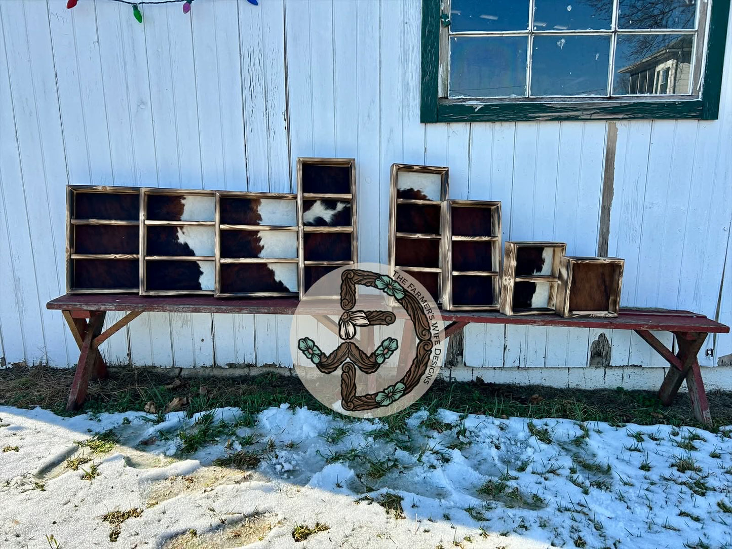 *Ready to Ship*Wooden Hanging Buckle Display