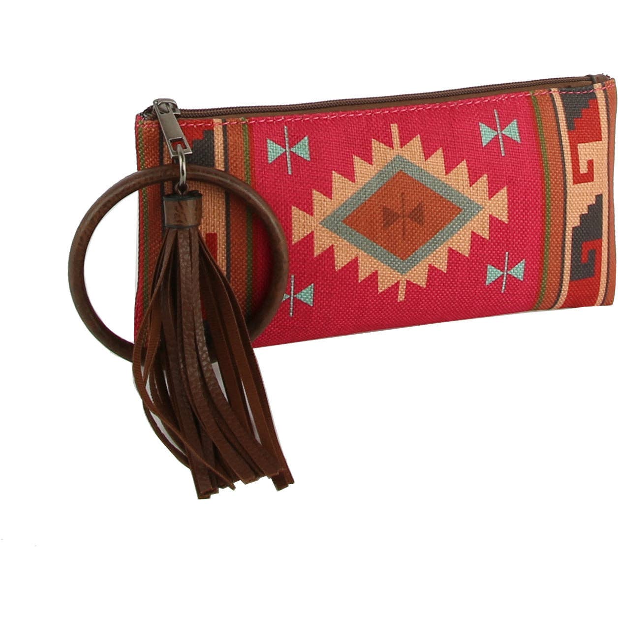 Aztec Clutch Wristlet Women Wallet Evening Bag