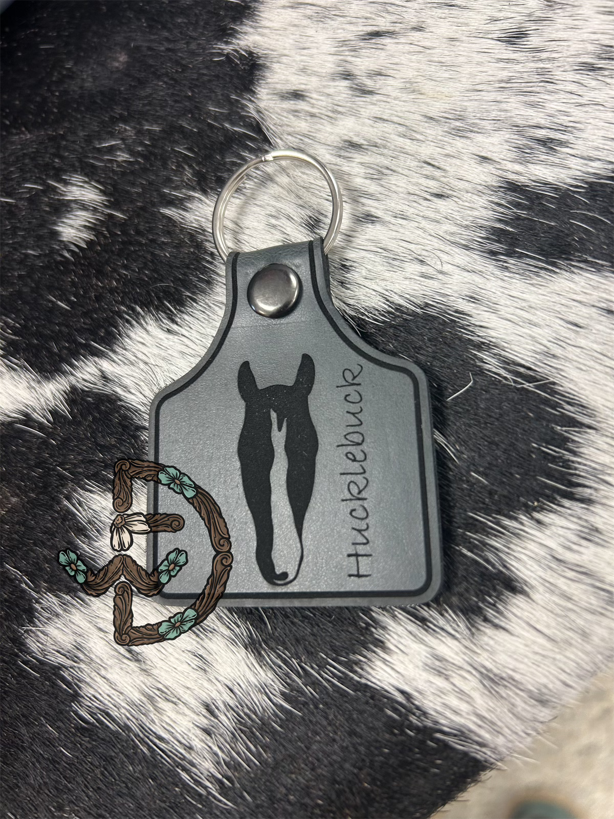 Hand Drawn Marking Keychain