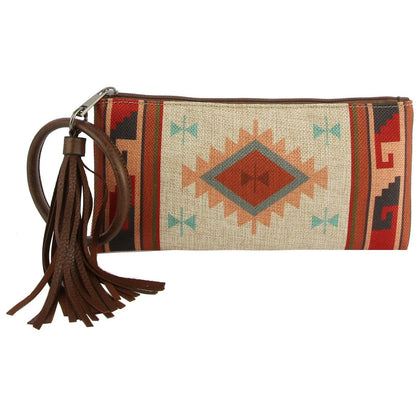 Aztec Clutch Wristlet Women Wallet Evening Bag