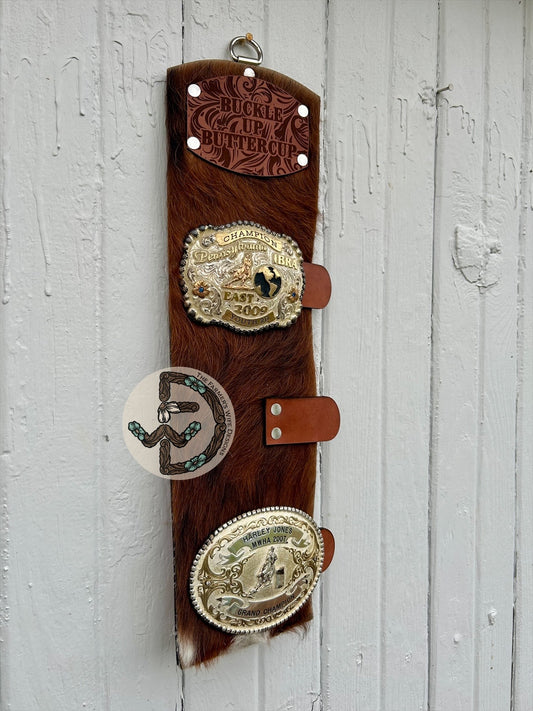 Cowhide Handing Buckle Display- Ready to Ship