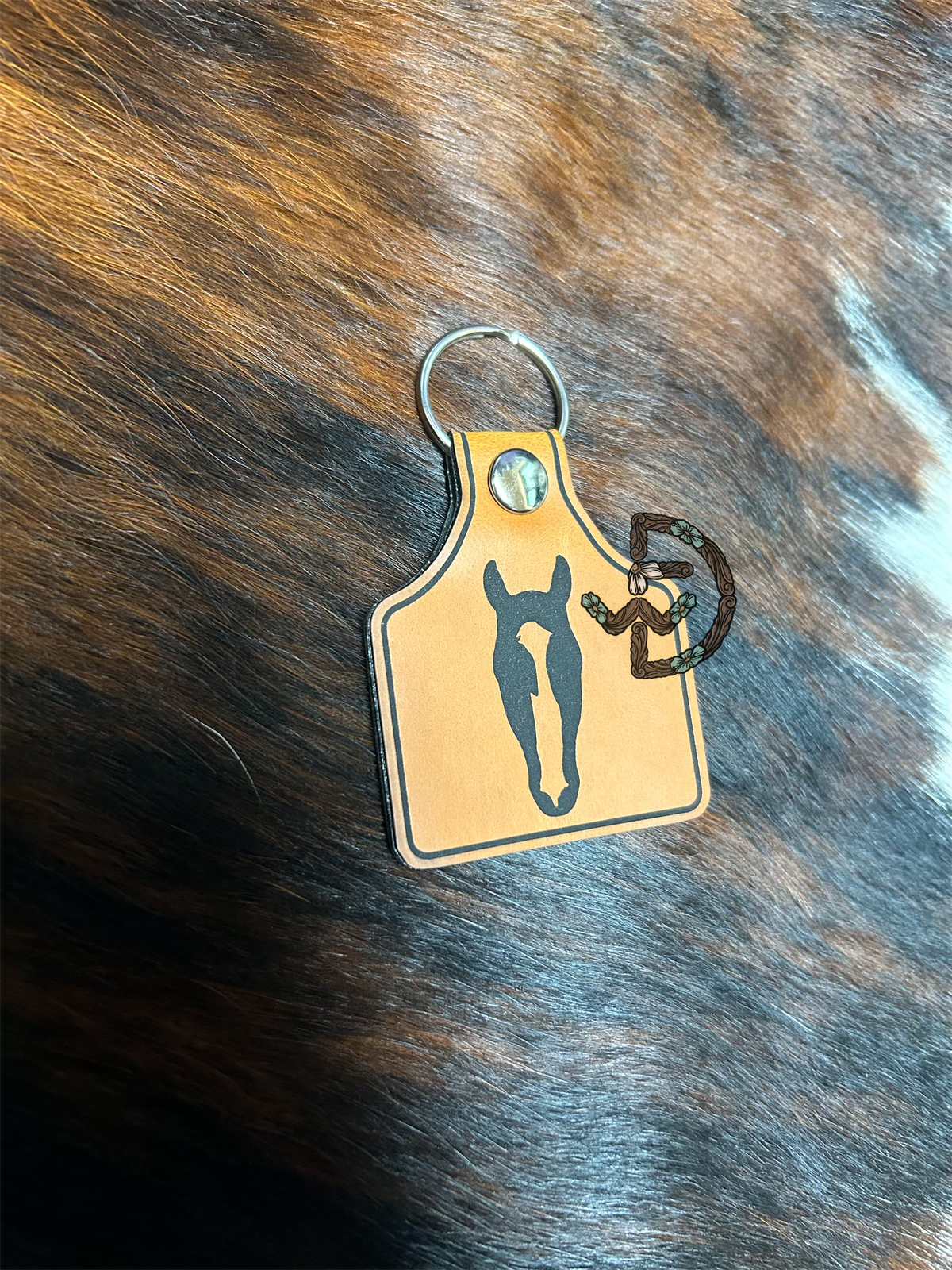 Hand Drawn Marking Keychain