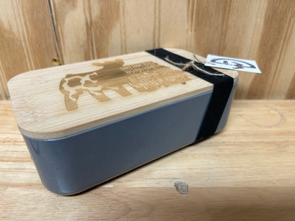 Lunch Container w/ Bamboo Lid