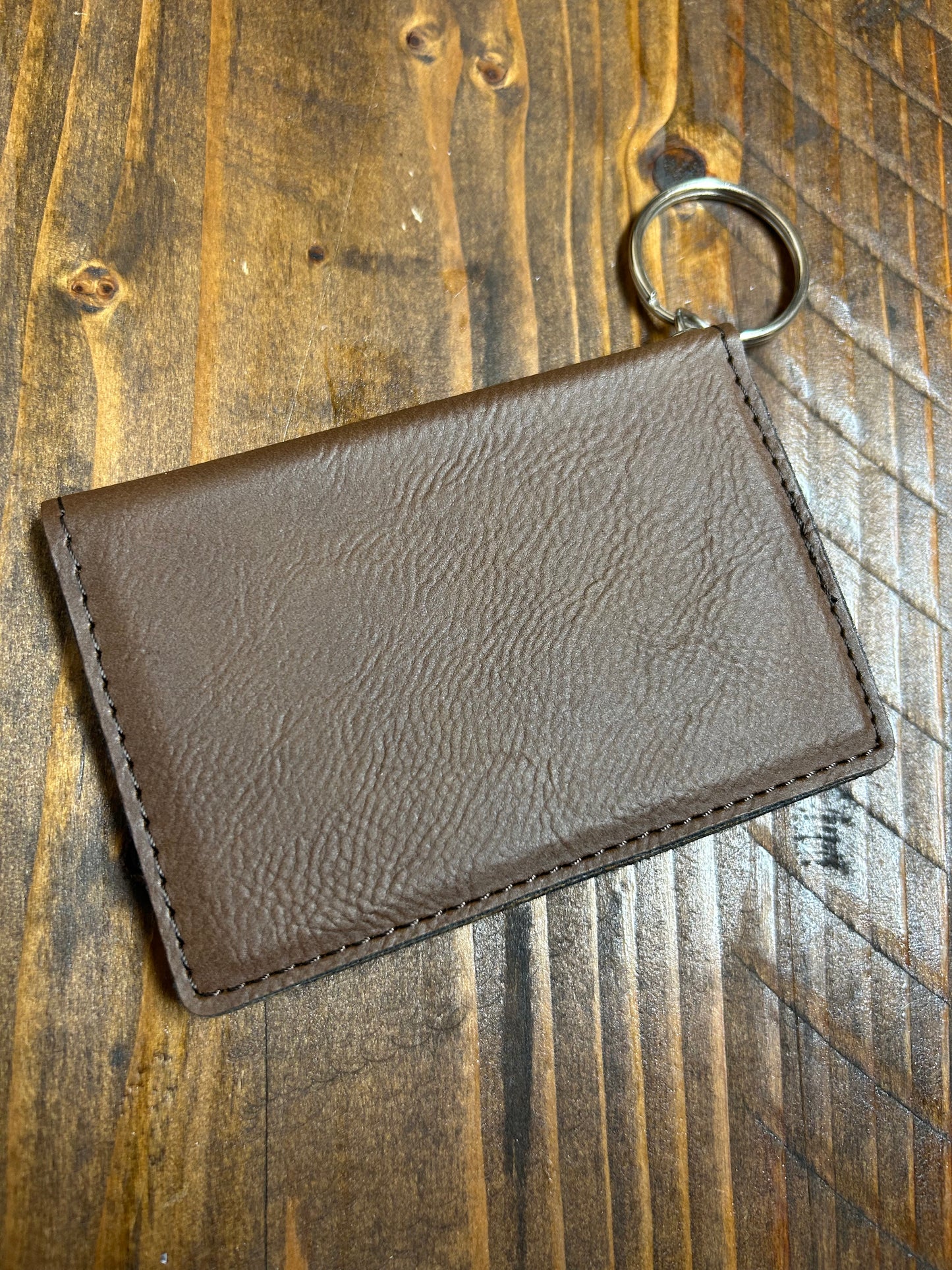 Engraved Keyring Wallet