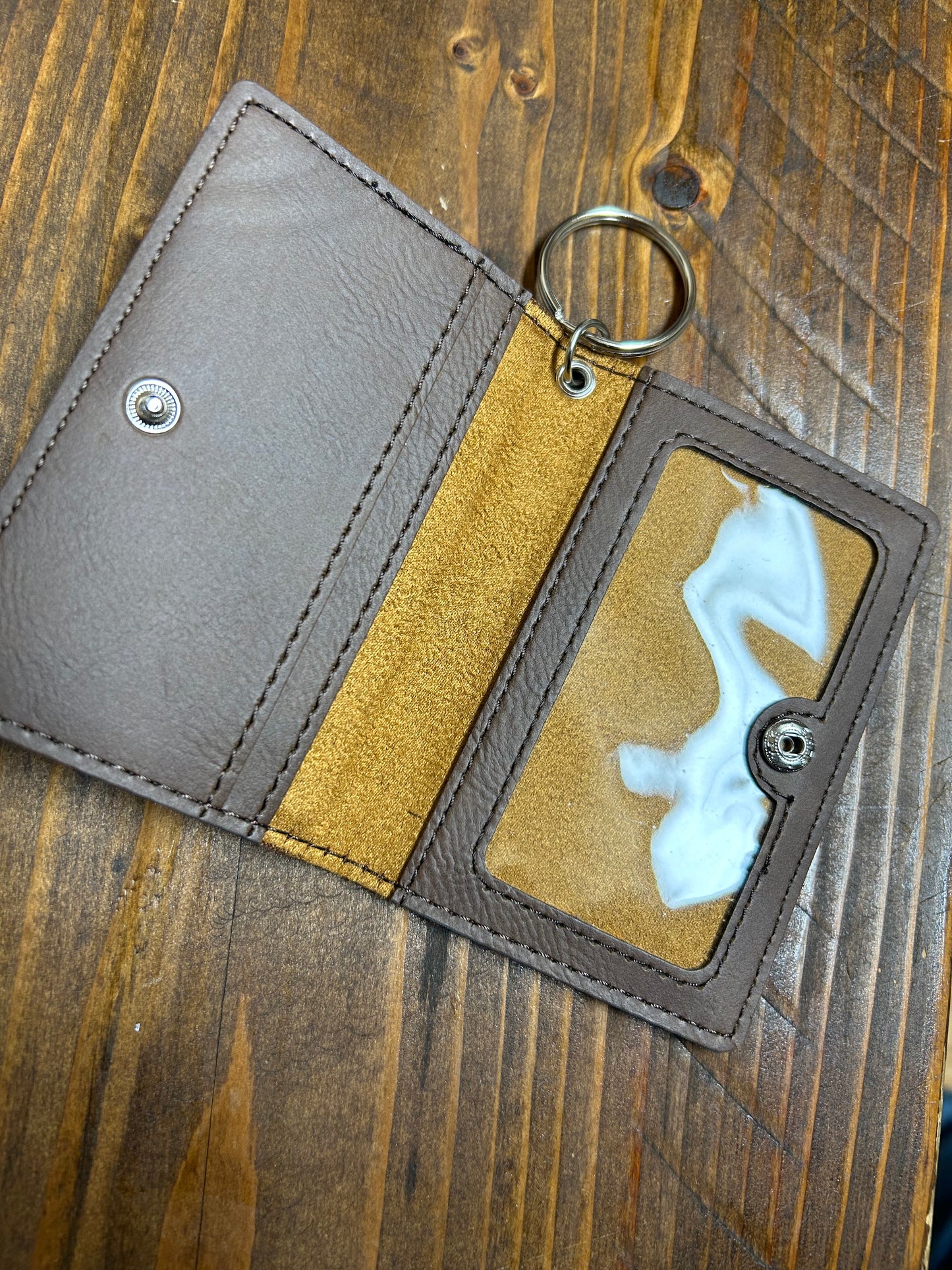 Engraved Keyring Wallet