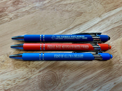 Custom Engraved Pens