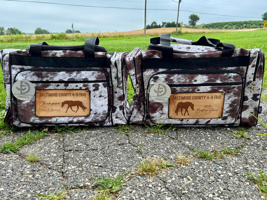 Canvas Printed Duffle Bag