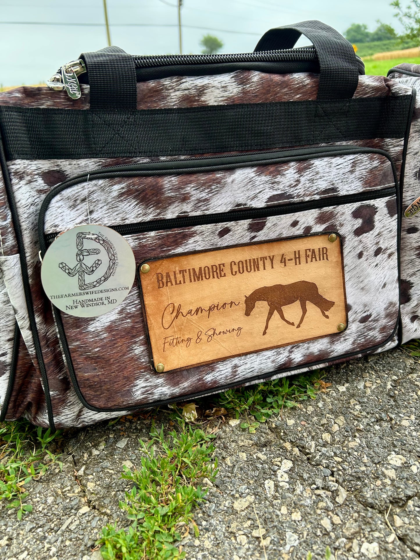 Canvas Printed Duffle Bag