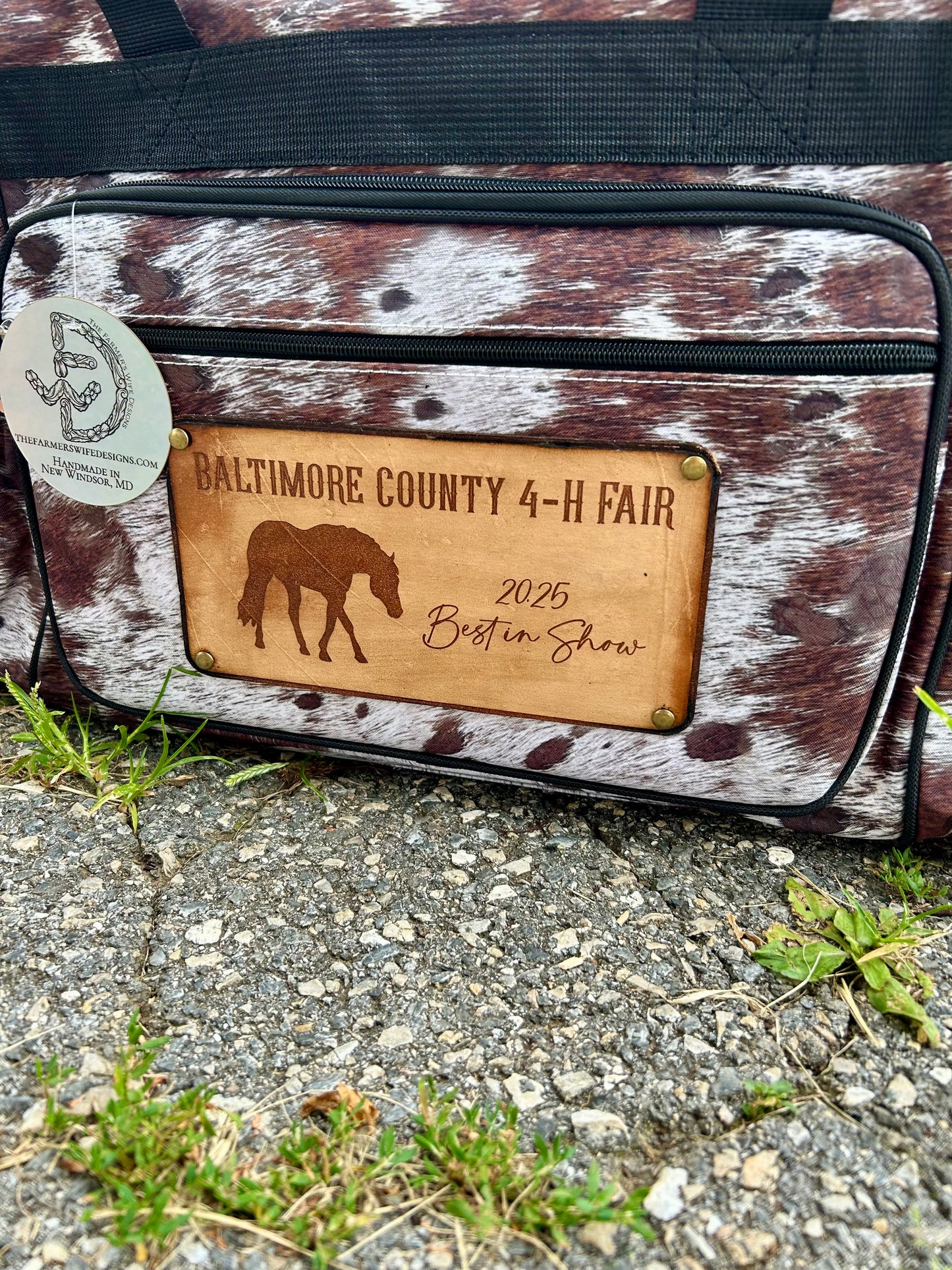 Canvas Printed Duffle Bag