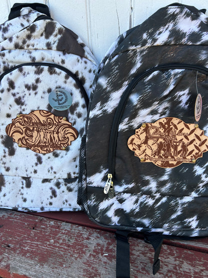 Canvas Printed Backpack