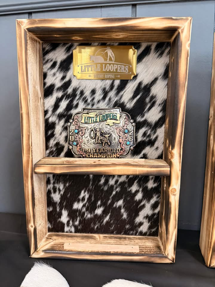 Wooden Hanging Buckle Display - Made to Order