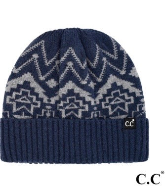 Aztec CC  Beanie w/ Patch *Limited Quantities*