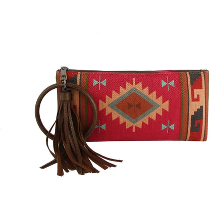 Aztec Clutch Wristlet Women Wallet Evening Bag