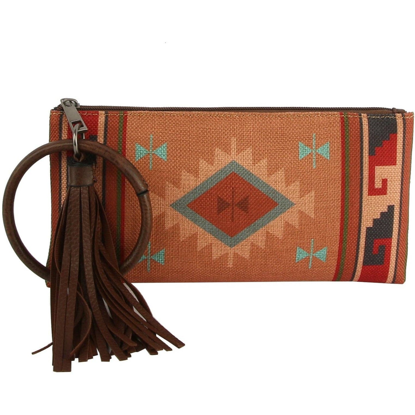 Aztec Clutch Wristlet Women Wallet Evening Bag