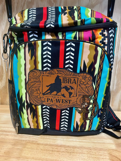 Backpack Cooler Bag with Engraved Patch