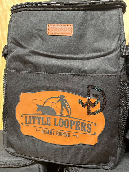Backpack Cooler Bag with Engraved Patch