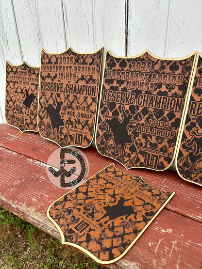 Back Number Plaque