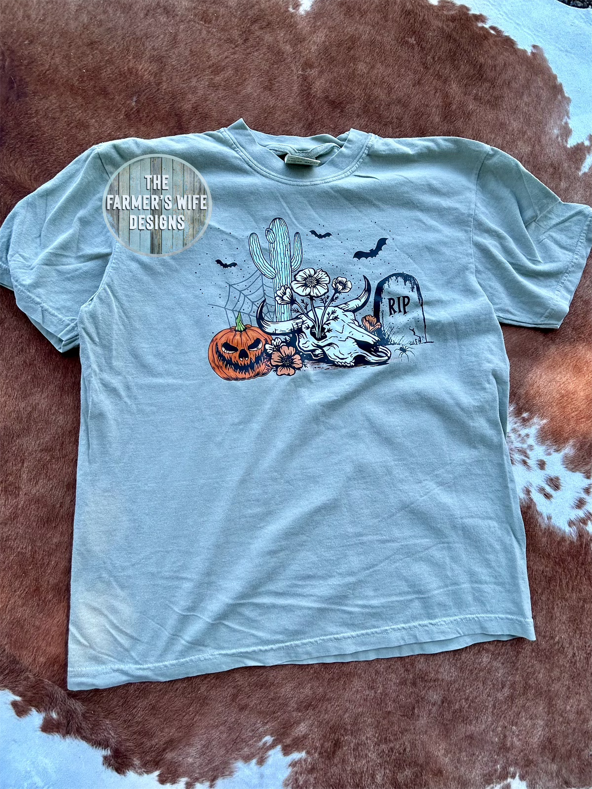 Western Halloween Comfort Colors Shirt