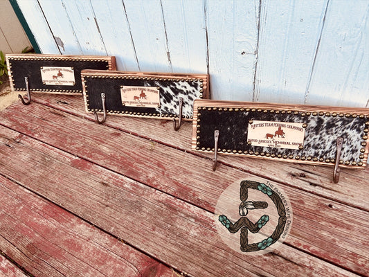 Cowhide Coat Hanger - Custom