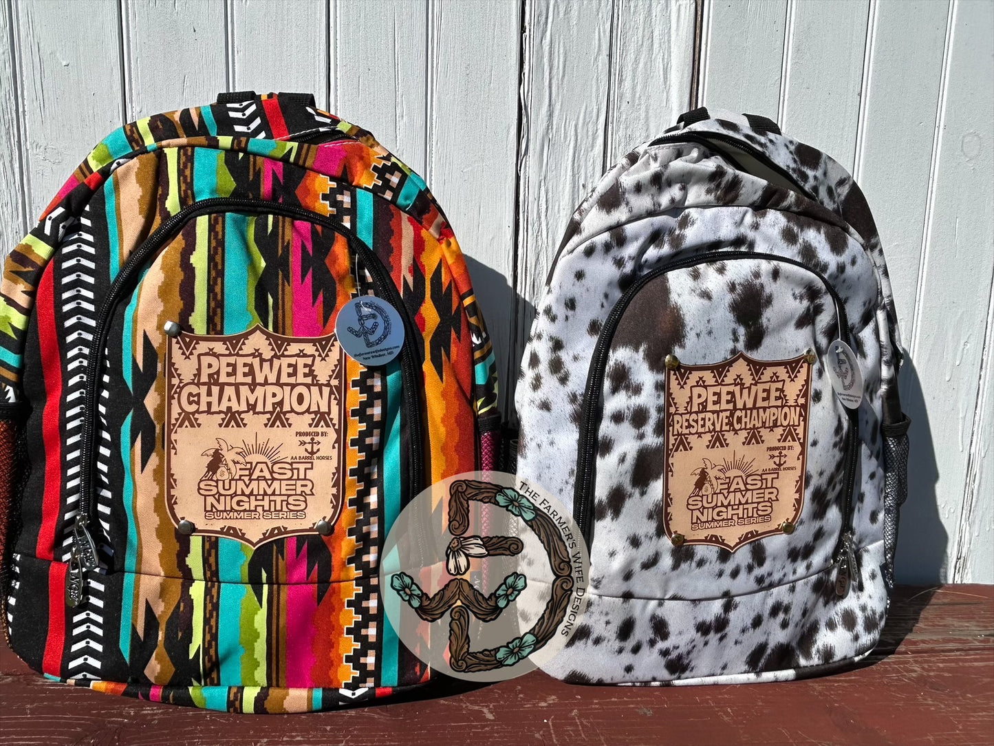 Canvas Printed Backpack