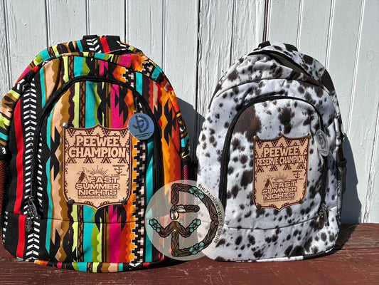 Canvas Printed Backpack