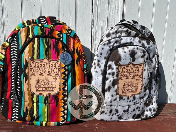 Canvas Printed Backpack
