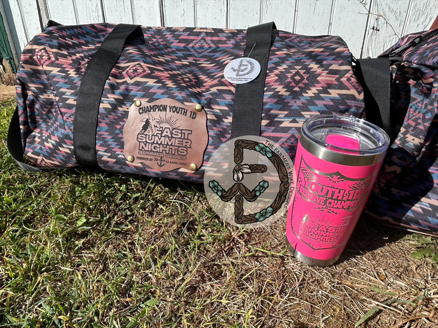 Canvas Printed Duffle Bag