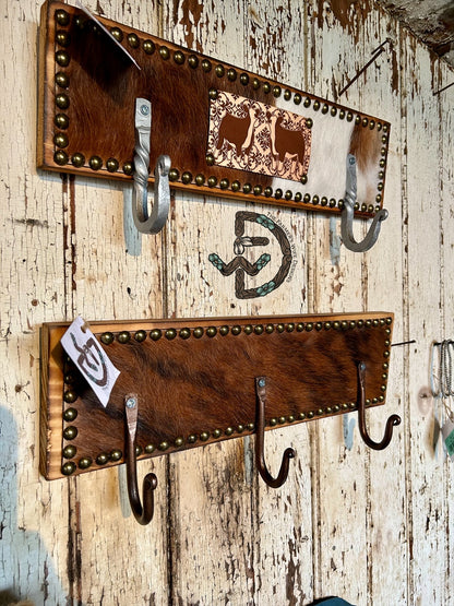Cowhide Coat Hanger - Custom