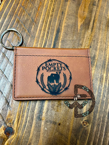 Engraved Keyring Wallet